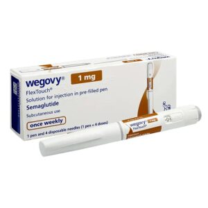 Wegovy 1mg pre-filled pen 0.5ml for weekly use in the UK